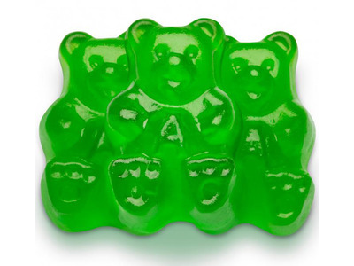 Granny Smith Apple Gummi Bears 4/5lb